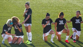 Tränen beim Protest und ein Lob von Rapinoe