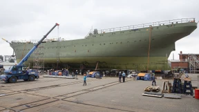 „Gorch Fock“ wieder auf dem Trockenen
