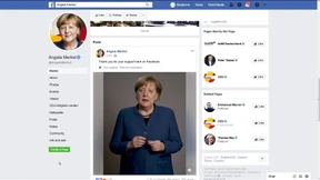 Merkel verabschiedet sich von Facebook