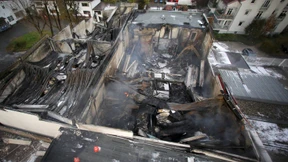 Großbrand in Farbenfabrik