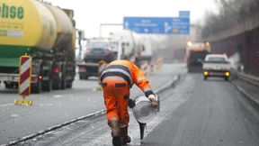 Bauarbeiter auf A5 angefahren und getötet 