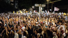 Hunderttausende demonstrieren in Israel für Geisel-Befreiung