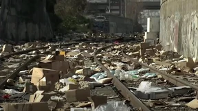 Plünderung von Güterzügen sorgt für Aufsehen