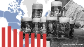 So viel trinken Deutsche mehr als Russen