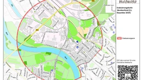 Straßen, Schienen und Main wegen Sprengung gesperrt