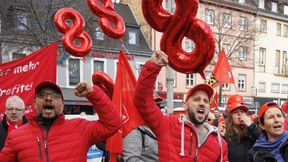 IG Metall lässt die Muskeln spielen