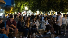 Kontrollierter Regelverstoß auf Frankfurter Opernplatz wird toleriert