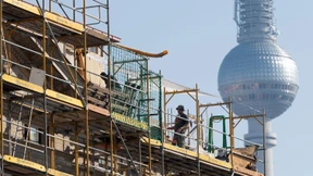 Manager haben gute Laune