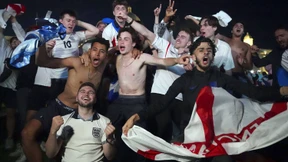 Ausgelassene Stimmung in England