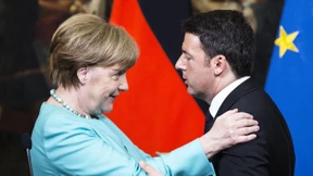 Merkel zu Besuch bei Italiens Premier Renzi
