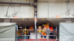 Abgesackte Schiersteiner Brücke ist wieder in Ursprungslage