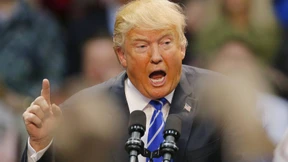 Muslime protestieren mit gelbem Stern gegen Trump