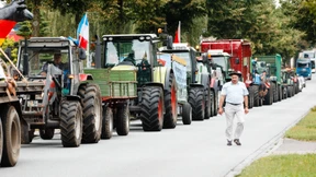 Bauern protestieren gegen niedrige Milchpreise