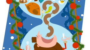 Anstoßen mit Schampanskoje in Russland