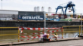 Der Osthafen ist ein Ort der Trauer