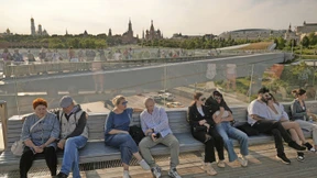 Alles blendend auf Moskaus Straßen und Plätzen