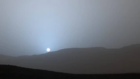 Sonnenuntergang auf dem Mars