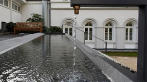 Ein Säuerling aus dem Champagnerbrunnen