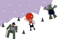 Gruselige Kläuse  im eiskalten Urnäsch