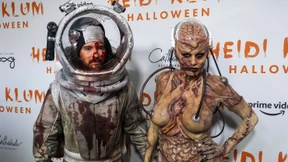 Heidi Klum wird im Schaufenster zum Zombie