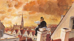 Ein deutscher Superman im Caricatura Museum