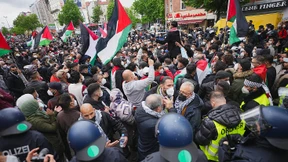 Proteste mit Palästina-Flaggen in Berlin und Dresden