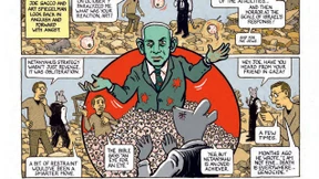 Netanjahu als giftgrüner Dämon