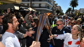 Olympischer Fackellauf abgebrochen