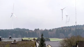 Noch zwei Rotoren für den Windpark