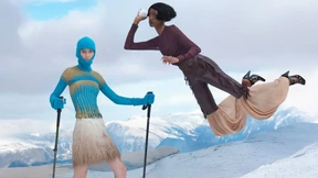 Wintermode leicht wie Schnee