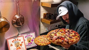 Die Pizza kommt vom Bratan