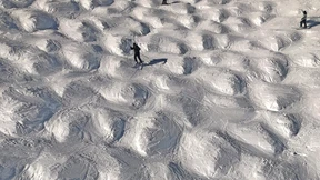Nervenkitzel auf einer der steilsten Pisten der Alpen