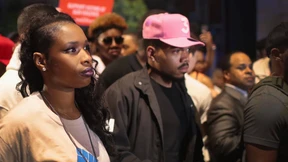 Jennifer Hudson und Chance the Rapper demonstrieren