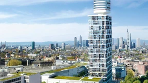 Gehobene Küche im neuen Henninger-Turm