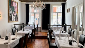 Hier speist man im Günter-Grass-Zimmer