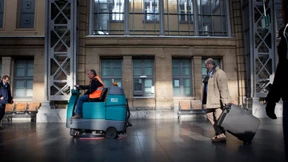 Um vier Uhr früh ist der Bahnhof am saubersten