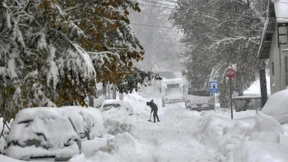 Heftiger Wintereinbruch in Osteuropa