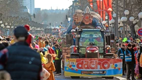 Narrentreiben mit Brummern und Batman