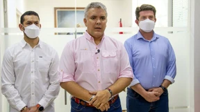 Hubschrauber von Kolumbiens Präsident beschossen