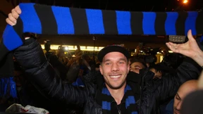 Inter-Fans feiern Ankunft des Weltmeisters