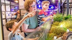 MS Wissenschaft stoppt in Wiesbaden