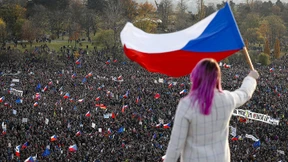 Protest in Prag