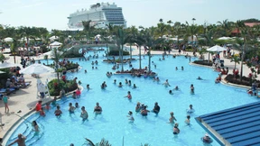 Die Kreuzfahrtgesellschaftsinsel Harvest Caye