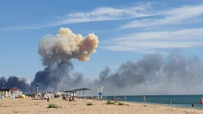 Explosionen auf der Krim