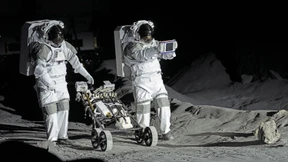 Mondspaziergang im Sandkasten