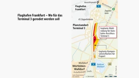 Fluglärmgegner gehen in den Wald