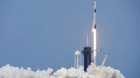 SpaceX zur ISS gestartetet