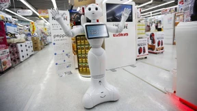 Roboter verkauft Kaffeemaschinen 