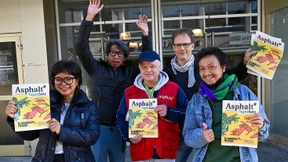 Die Liste der Künstler gibt es nur in der Straßenzeitung