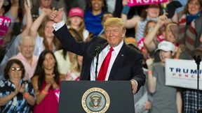 Trump lässt sich feiern und kritisiert Klimaabkommen